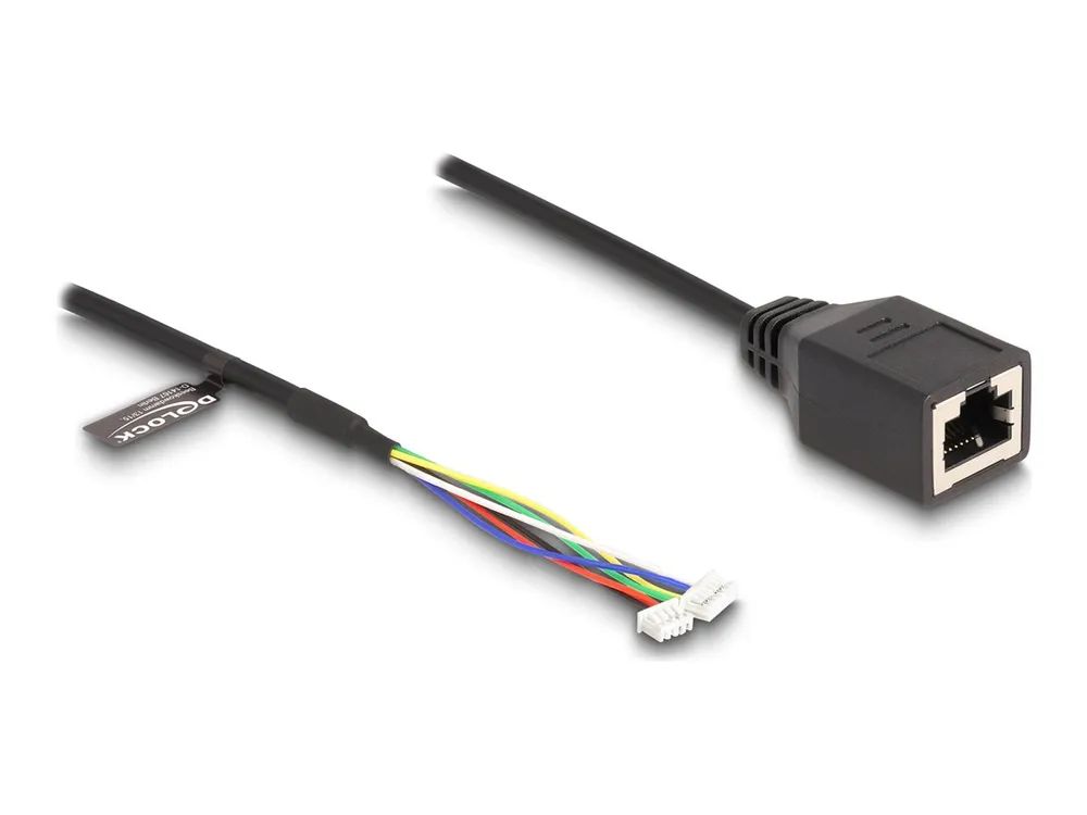 Delock Netzwerkadapterkabel - 6-poliger Kopf, 4-poliger Kopf (W)