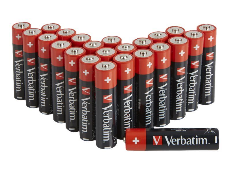 Verbatim Batterie 24 x AA / LR6 - Alkalisch