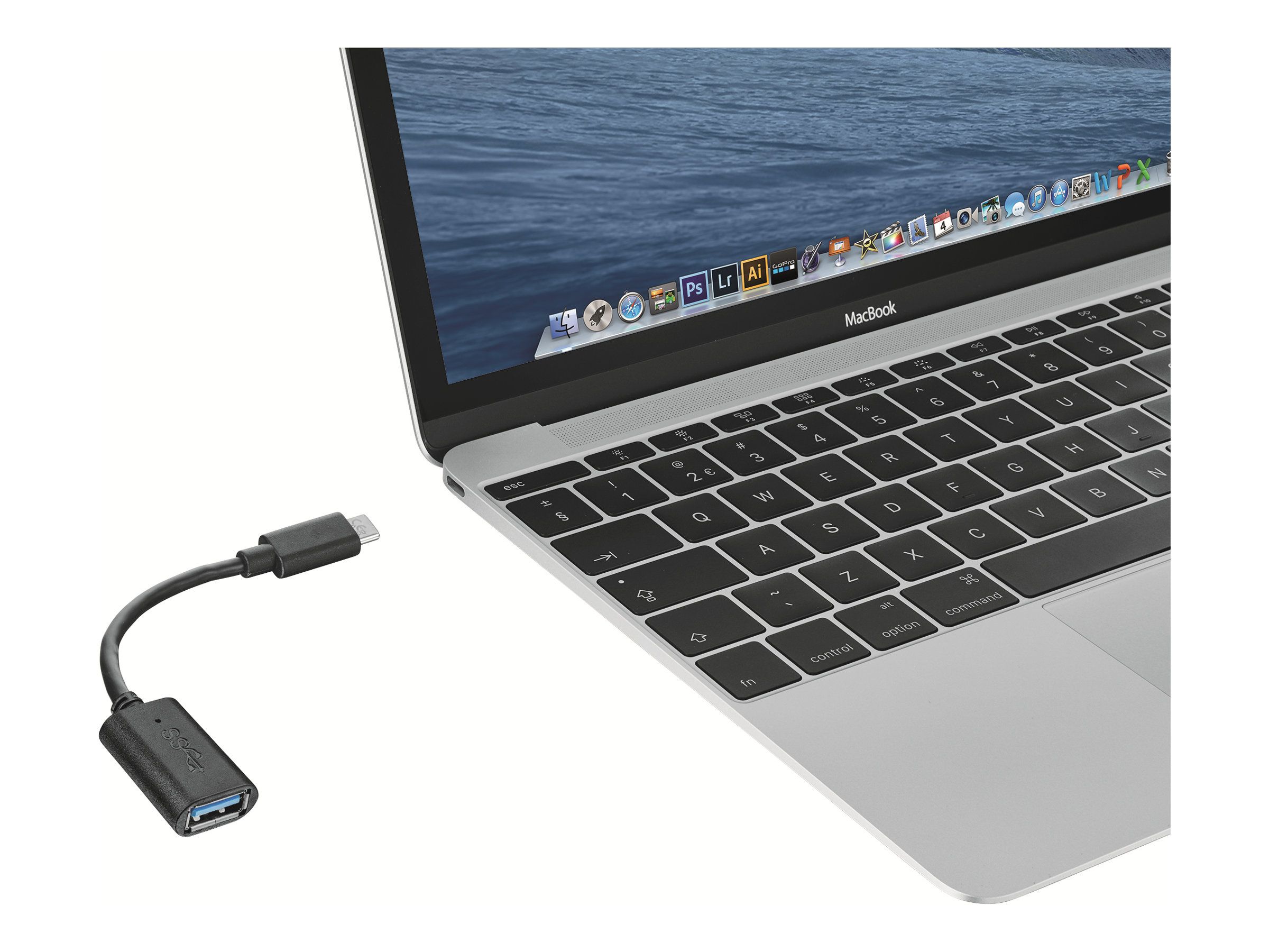 Trust USB-Adapter - 24 pin USB-C (M) zu USB Typ A (W)