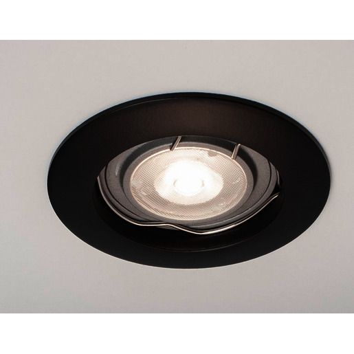 Molto Luce HV-EINBAUSTR.RUND/STARR GU10 / MOLTO 8-1466HV SCHWARZ 8-1466hv
