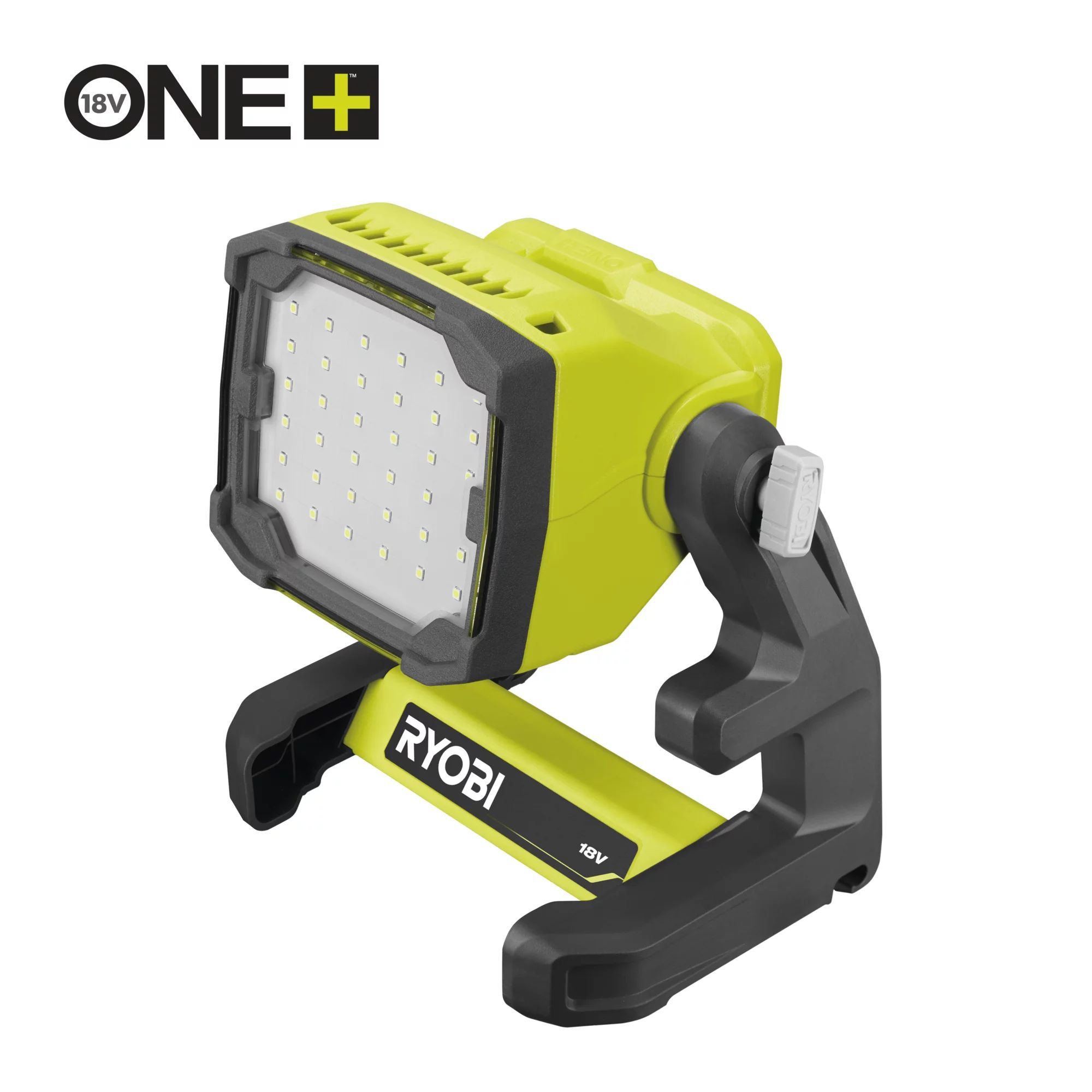 RYOBI 18 V ONE+ Akku-LED-Strahler RLFD18-0,
1800 Lumen, ohne Akku und Ladegerät