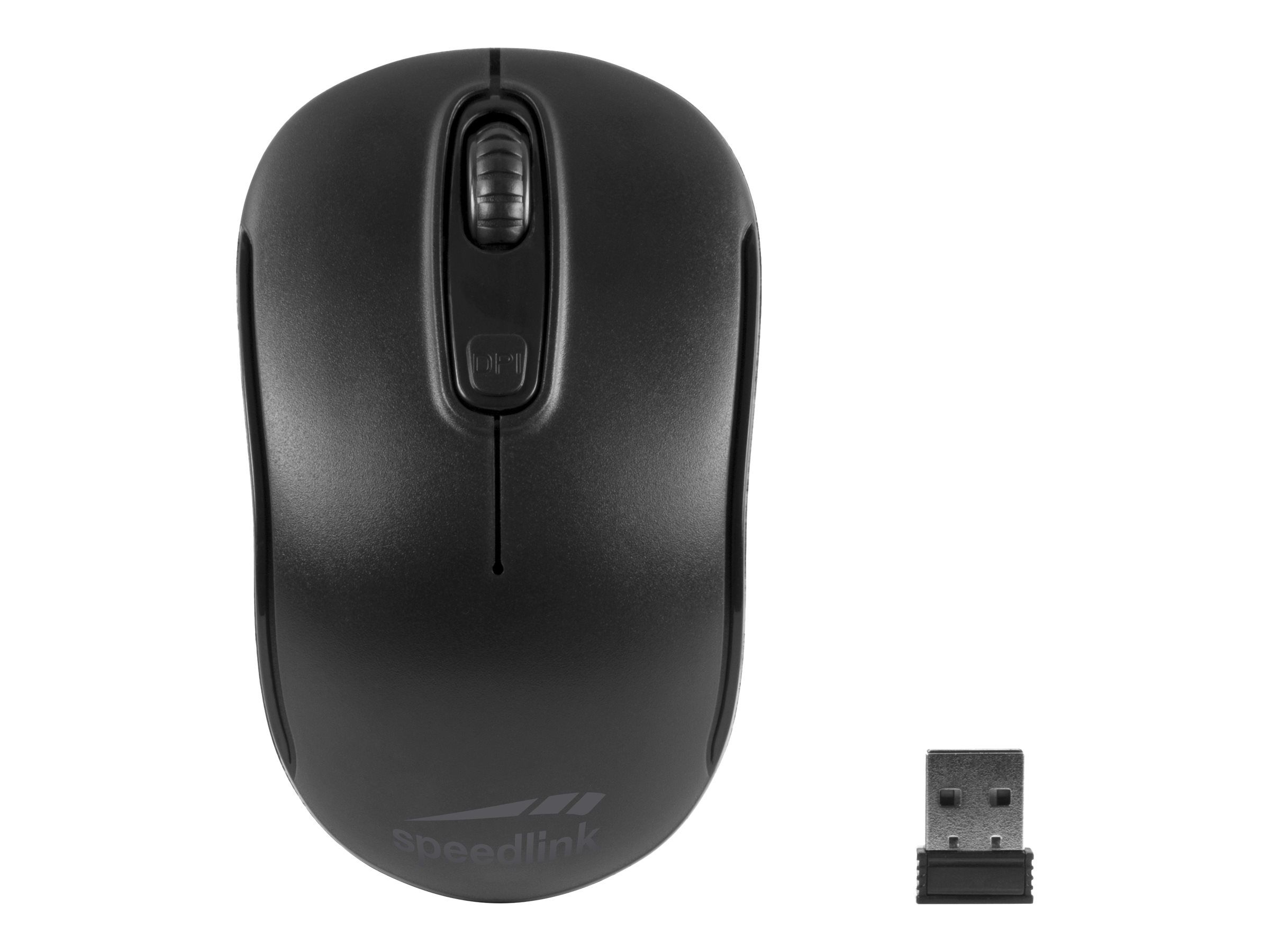 SPEEDLINK Ceptica - Maus - rechts- und linkshändig - 3 Tasten - kabellos - 2.4 GHz - kabelloser Empfänger (USB)