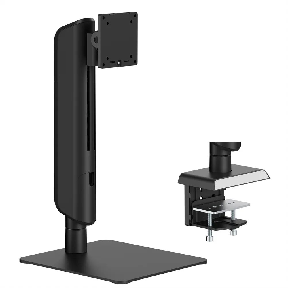 VALUE Schwerlast-LCD-Arm, freistehend, höhenverstellbar, < 124,46cm (49"), bis 18kg, schwarz