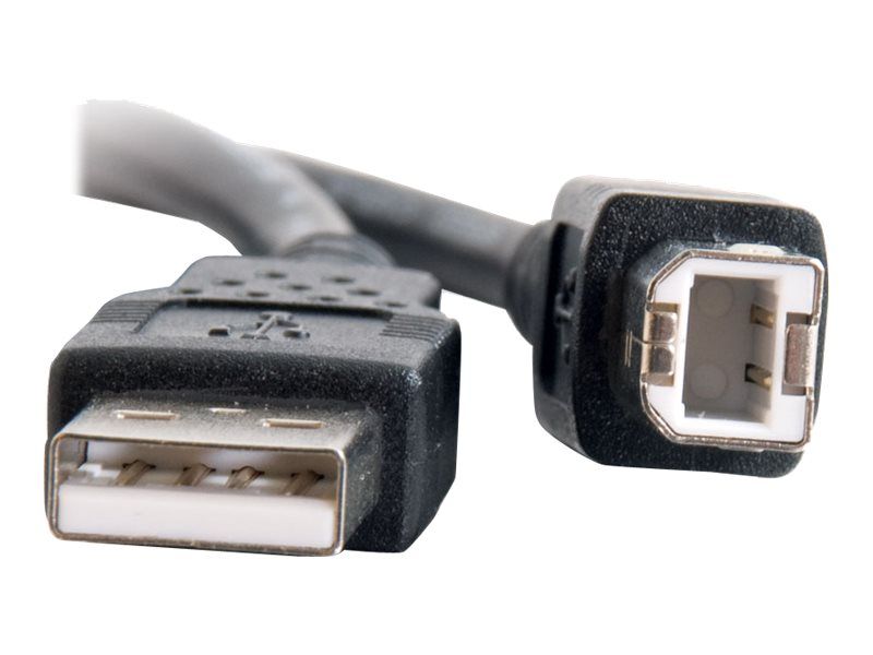 C2G 9.8ft USB A to USB B Cable - USB A to B Cable - USB 2.0 - Black - M/M - USB-Kabel - USB (M)