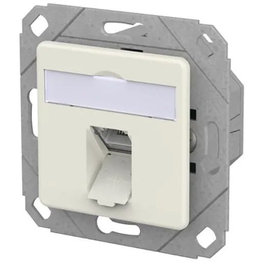 Metz Connect E-DAT C6A IDC 1 Port UPK reinw / METZ 130D371102-I
