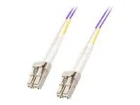 MicroConnect Netzwerkkabel - LC/UPC Multi-Modus (M) 5m lila