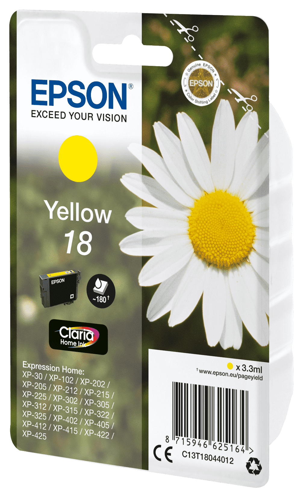 Epson 18 Tinte Gänseblume Single, Standard, gelb