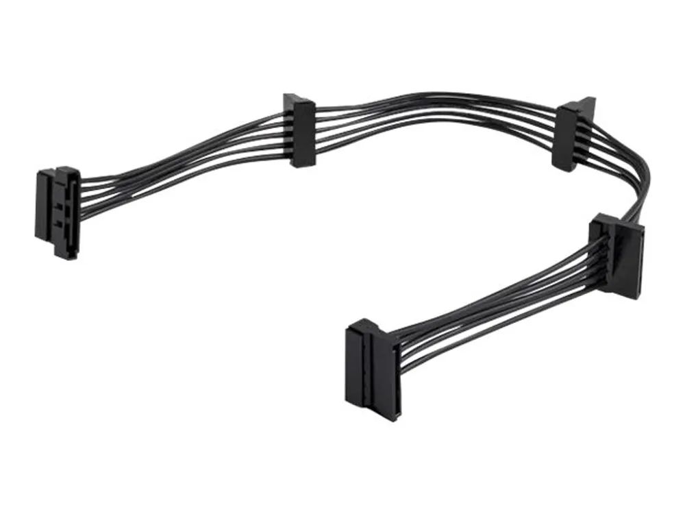 StarTech.com 4x SATA-Splitter Adapterkabel - 4-fach Serial-ATA Kabel - Netz-Splitter - SATA-Stromstecker (M)