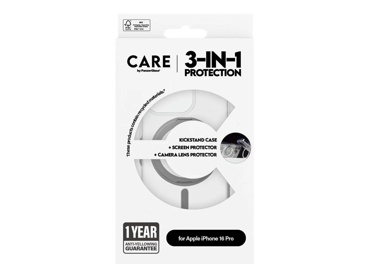 PanzerGlass CARE by PanzerGlass - 3-in-1 Schutzpacket - hintere Abdeckung für Mobiltelefon