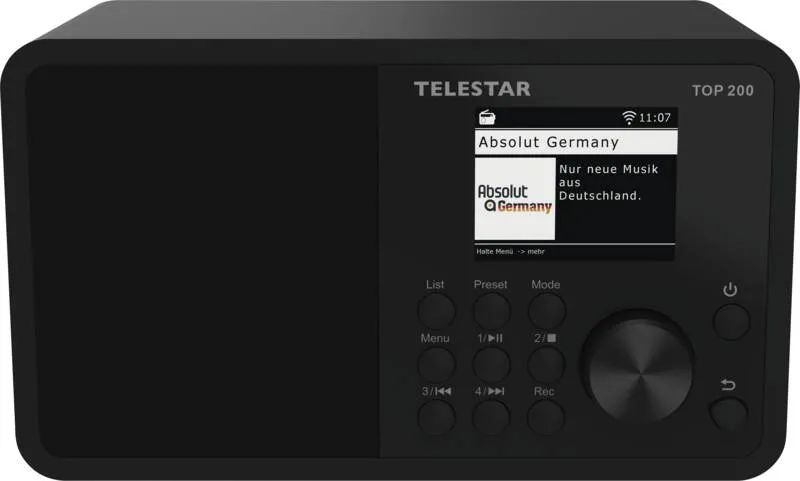 Telestar TOP 200 Schwarz Multifunktionsradios Stationär