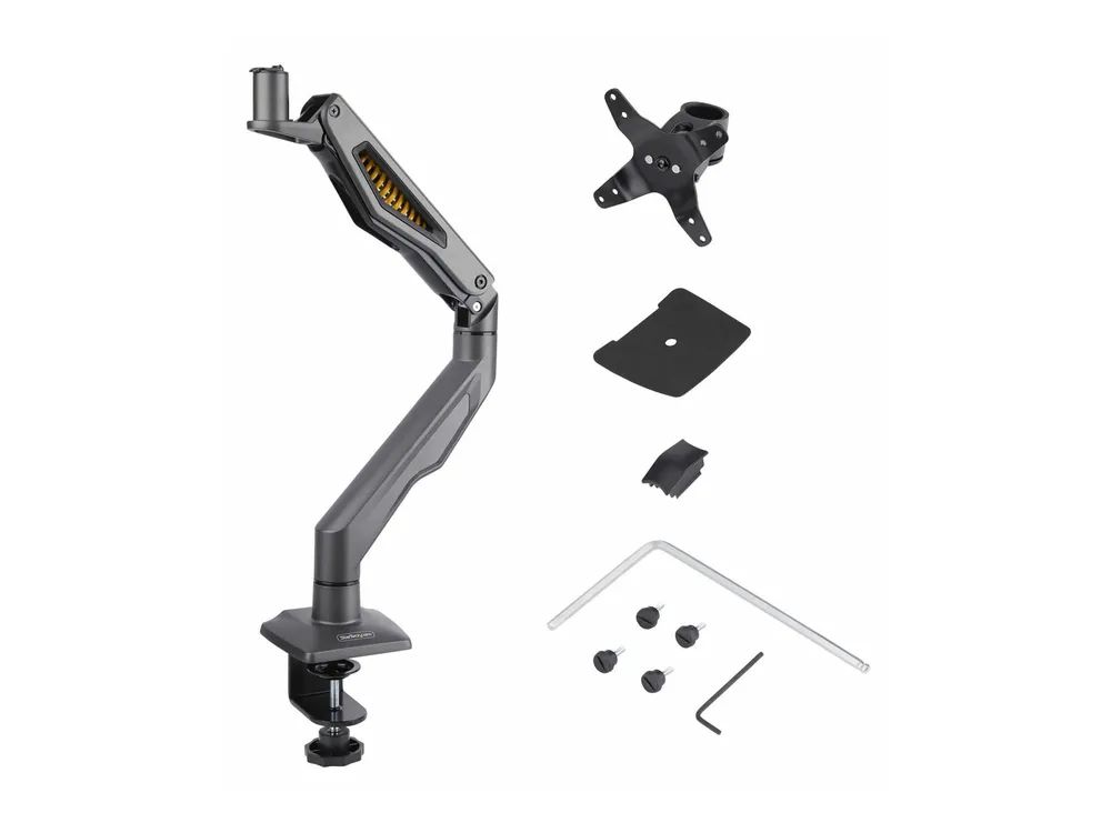 StarTech.com Desk Mount Monitor Arm, Up To 32" Display, C-Clamp, TAA - Befestigungskit (Gelenkarm, C-Klammer)
