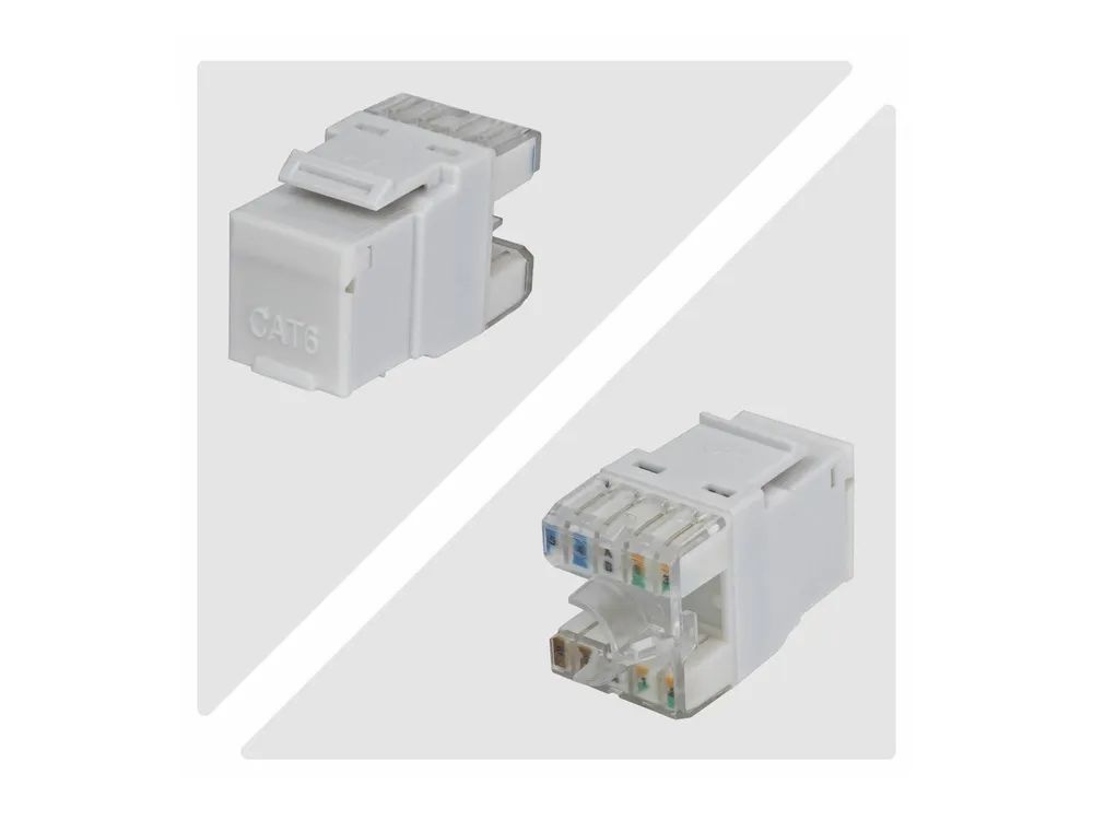StarTech.com Cat6 Keystone Jack 24-Pack 180-Deg - Netzwerk - CAT 6