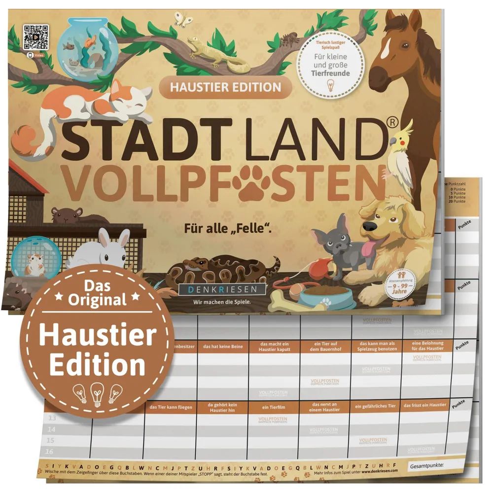 D & R Denkriesen GmbH STADT LAND VOLLPFOSTEN® Haustier Edition