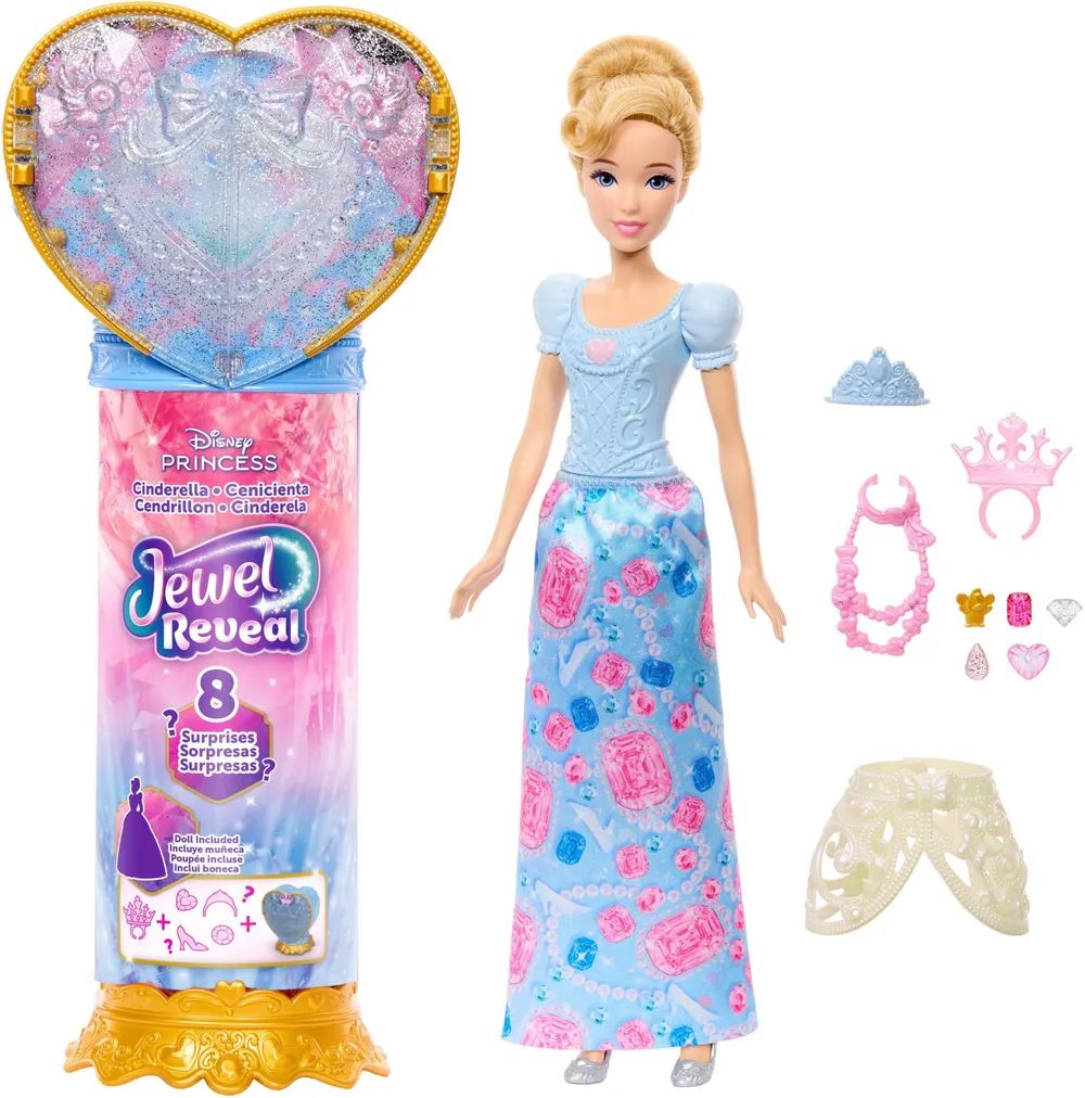 Mattel GmbH DP Juwel Reveal Cinderella