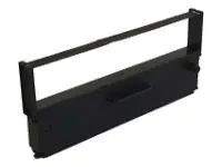 KMP Schwarz - 12.7 cm x 13 m - Farbband - für