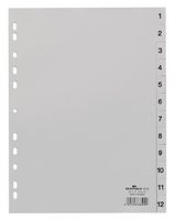 Durable Trennelement - 12 Teile - vorgedruckt: 1-12