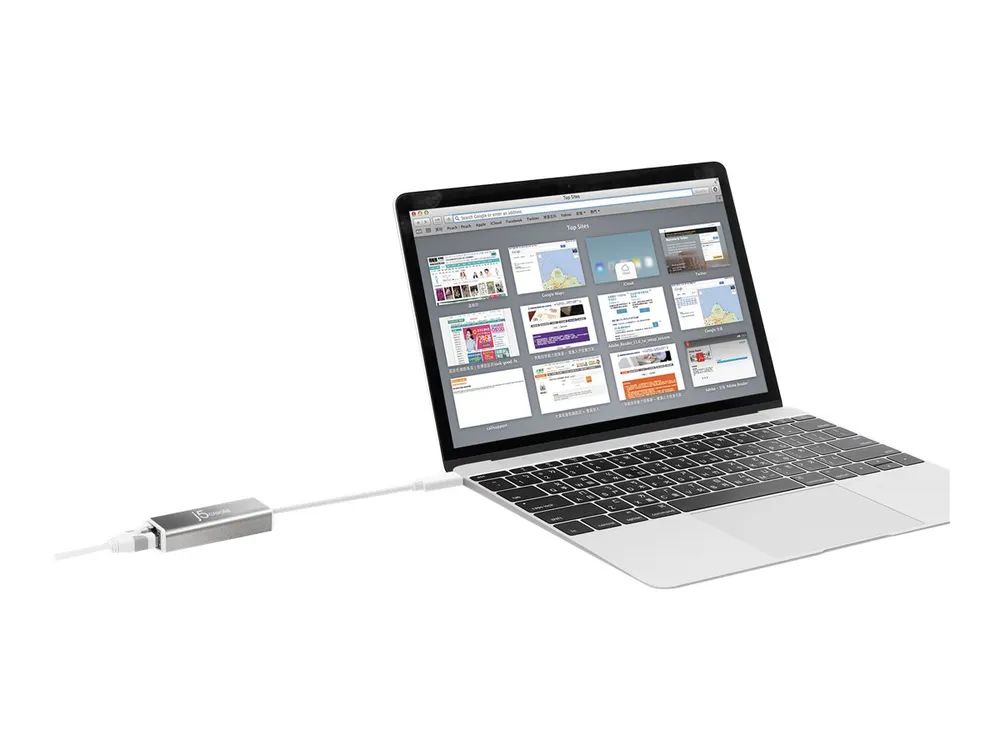 j5create JCE133G - Netzwerkadapter - USB-C 3.1