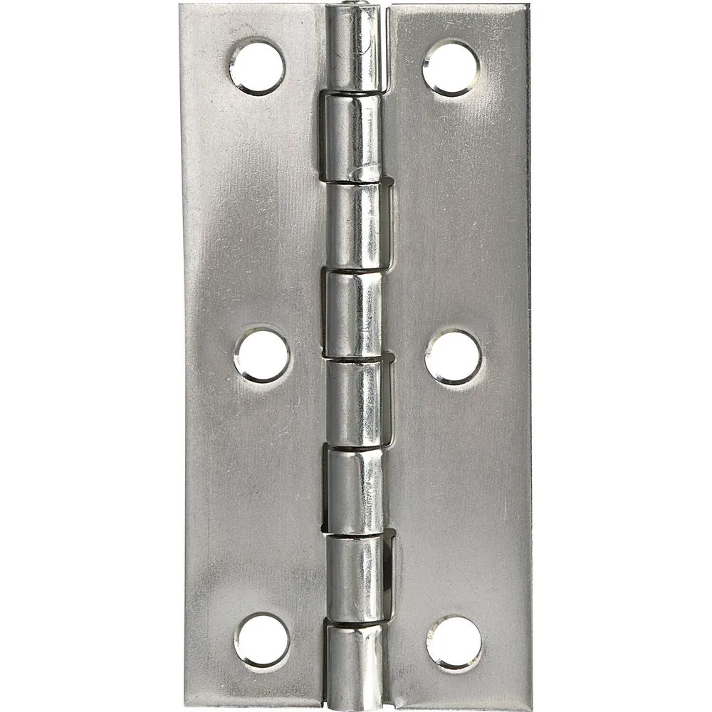 SCHMALE Scharnier DIN 7954 A schmal 80 x 41 mm, Edelstahl