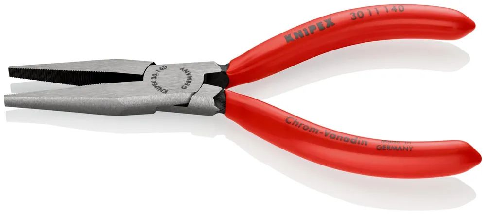 KNIPEX Langbeckzange mit Kunststoff überzogen schwarz atramentiert 140 mm