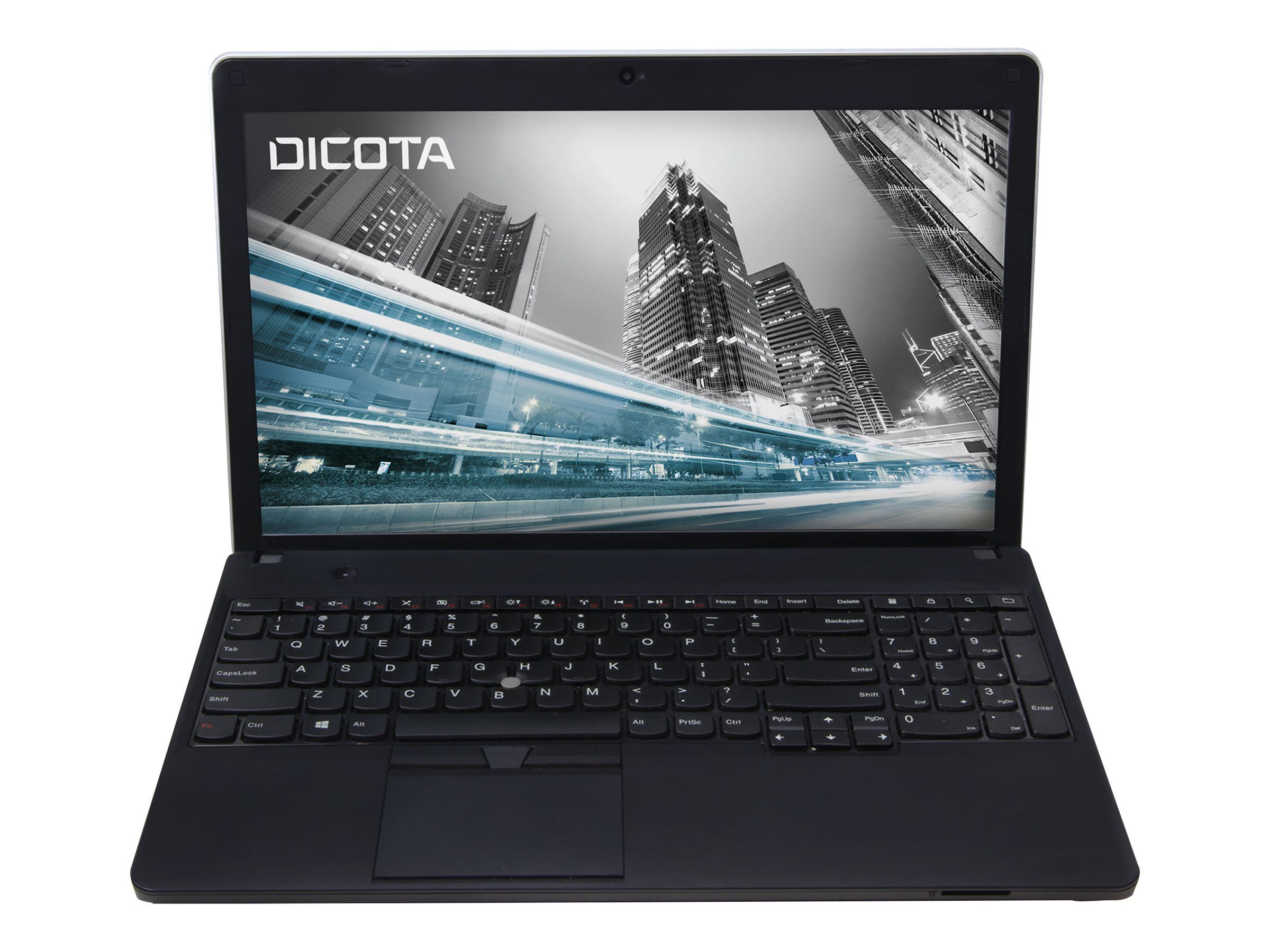 Dicota Blickschutzfilter für Notebook - 2-Wege - Halter/Klebepunkte - 39,6 cm Breitbild (15,6" Breitbild)