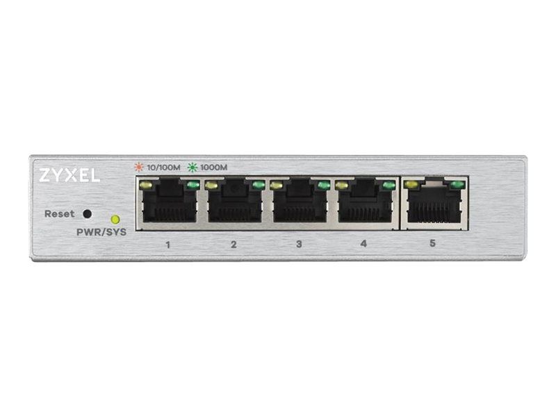 ZyXEL GS1200-5HP v2 - Switch - managed - 1 x 10/100/1000 + 4 x 10/100/1000 (PoE+)