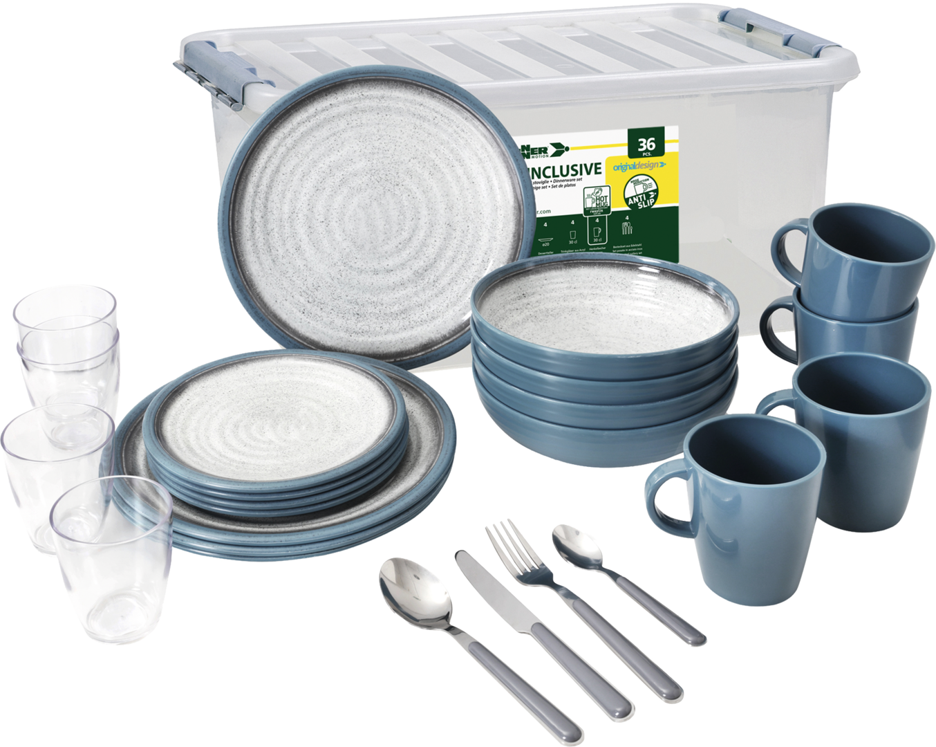 Brunner All inclusive Melamin-Set TUSCANY