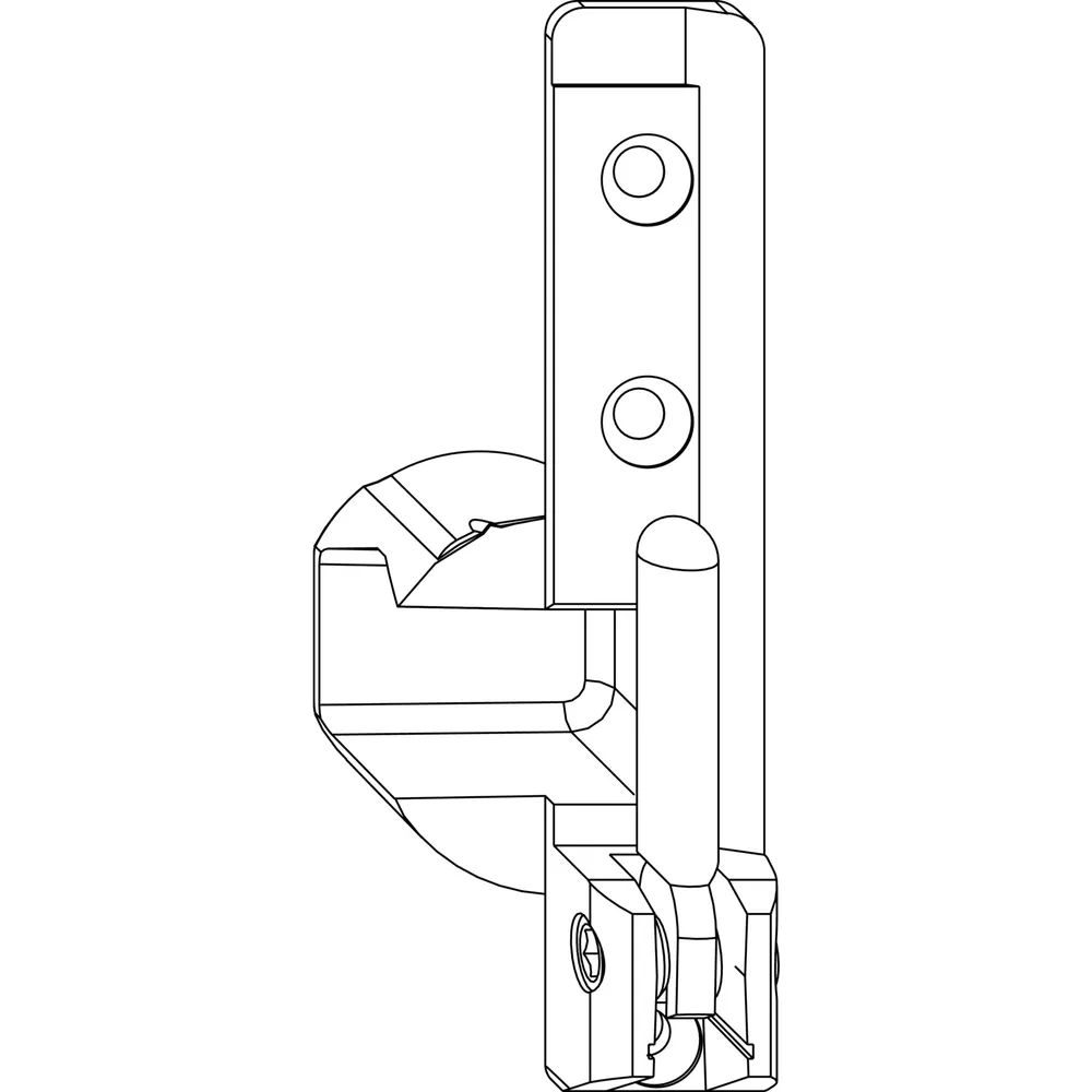 MACO Ecklager TO, 4/18 mm, rechts, 130 kg, silber (55237)