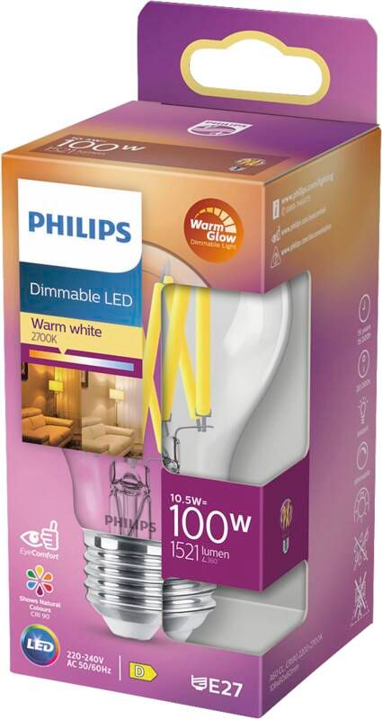 Philips LED classic 100W A60 E27 CL WGD90 SRT4