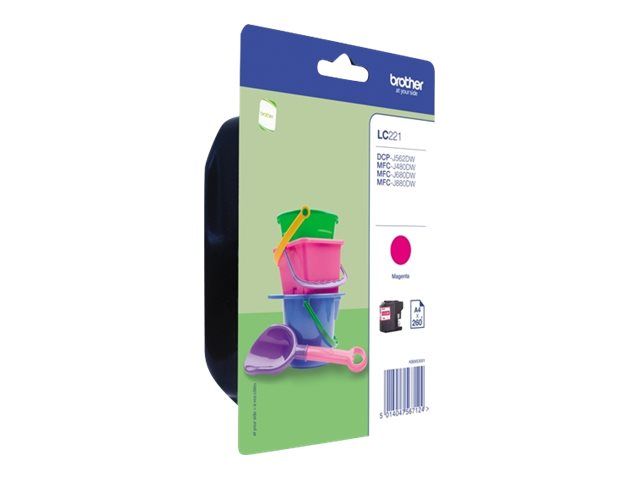 Brother LC221M - Magenta - original - Tintenpatrone