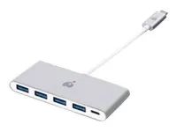 IOGEAR GUH3C4PD USB-C - Hub - 4 x SuperSpeed