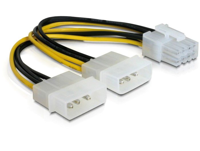 Delock Netzteil - 4-Pin interner Netzanschluss (12 V)