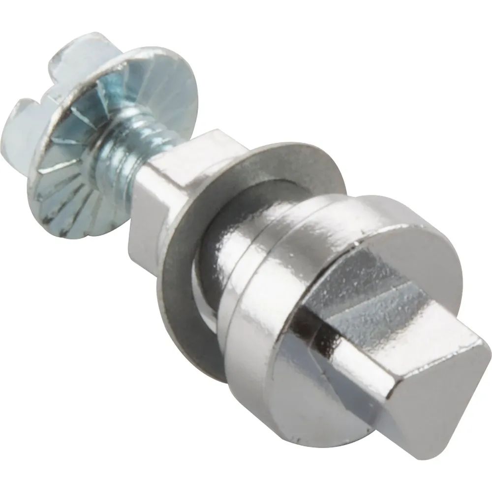 Emka Einsatz für Blechmontagezylinder Dreikant 8mm,Länge 25mm,Zinkdruckguss verchromt