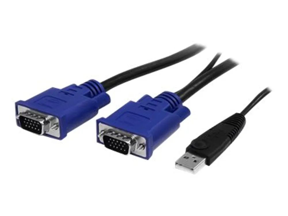 StarTech.com 16 Port 1HE USB VGA KVM Switch mit OSD zur Rack-Montage inkl. Kabeln