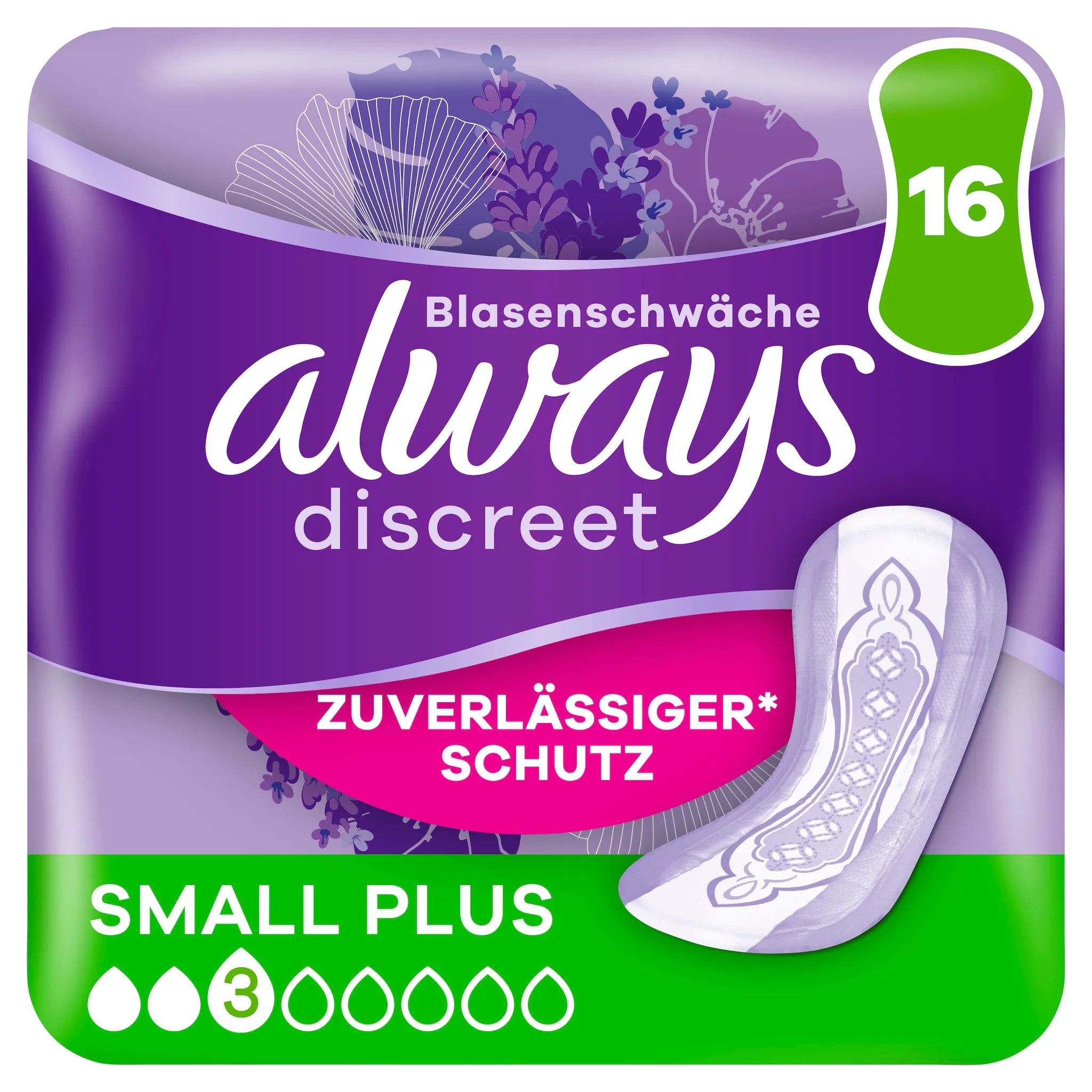 always Discreet Inkontinenz Small Plus 16