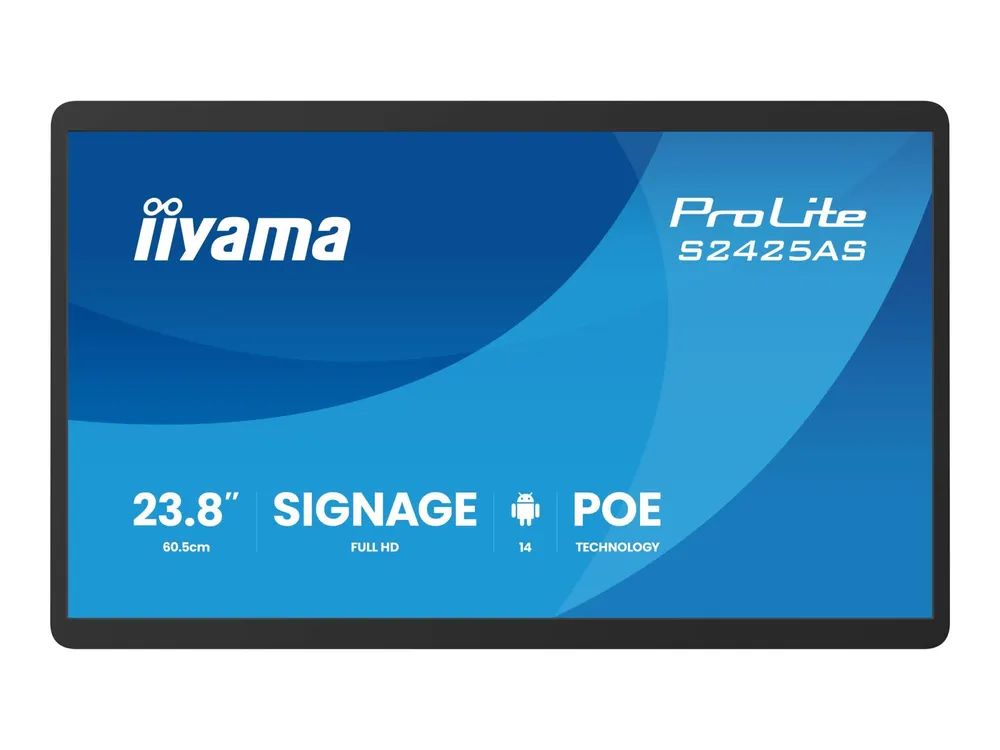 Iiyama 60.5m 23.8" S2425AS-B1P 16 9 M-Touch USB-C IPS