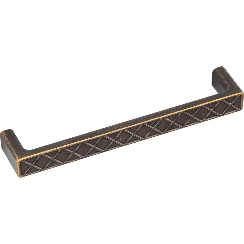 Furnipart Möbelgriff Wafer Breite 175,5 mm, Zinkdruckguss braun antik