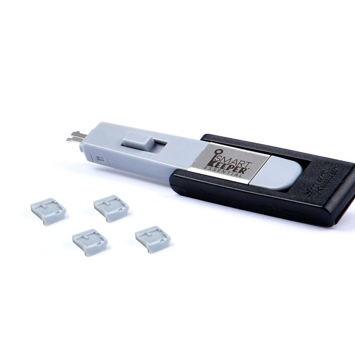 Smart Keeper Mini"Mini USB-B Port" Blocker grau 4 Stk.+Key
