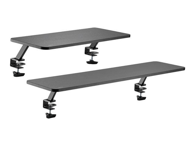 LogiLink Aufstellung - Riser - für Monitor - 650 mm lang - Stahl, Graukarton, Kunststoff - Schwarz - Bildschirmgröße: 33-81.3 cm (13"-32")