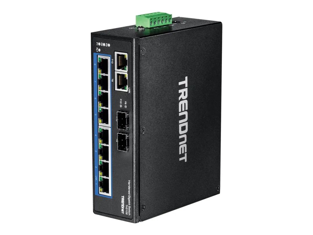TRENDnet TI-G102 - Switch - unmanaged - 8 x 10/100/1000 + 2 x Kombi-Gigabit-SFP