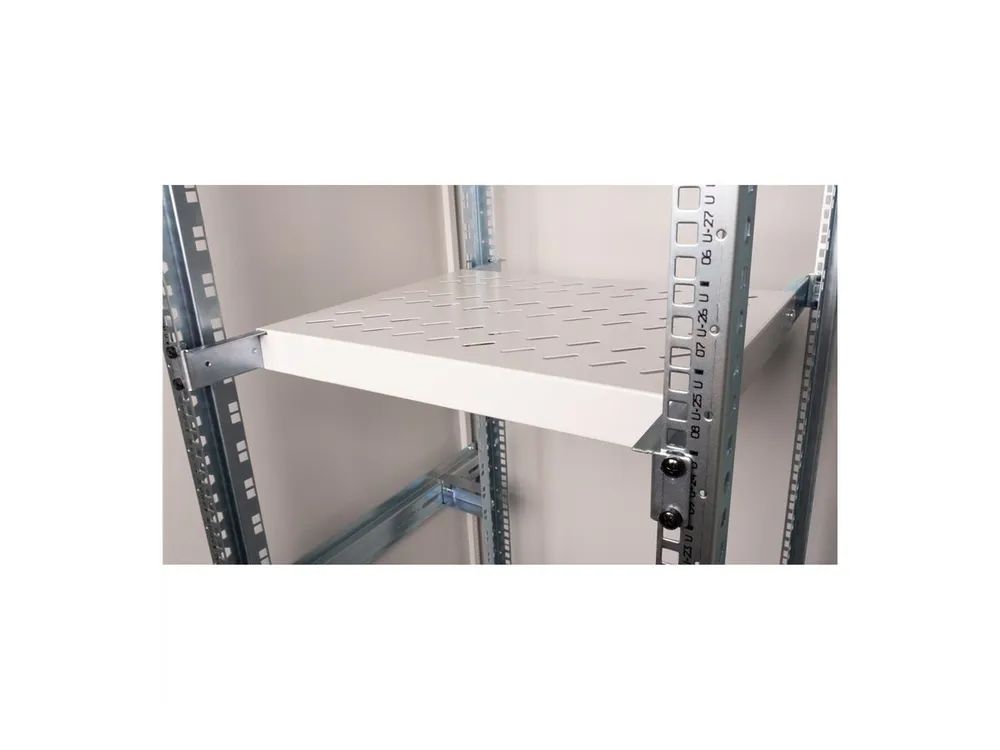 ROLINE Rack - Regal - 350 mm Tiefe, 50 kg Tragfähigkeit - RAL 7035, Hellgrau - 1U - 48.3 cm (19")