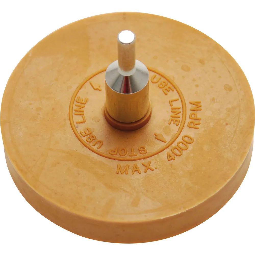BGS Gummi-Radierteller ø 90 mm Höhe 15 mm