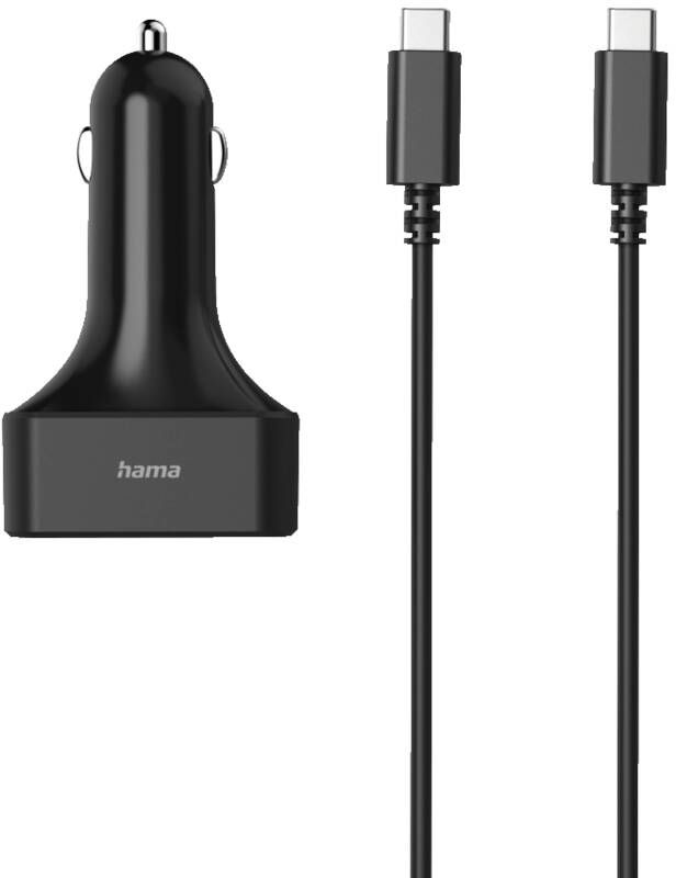 Hama KFZ-Netzteil 200018 USB-C Kfz-Notebook-Netzteil, 65W