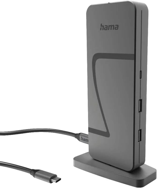 Hama USB4-Docking-Station "Connect2Office Speed", USB-C, PD, 40 Gbit/s, 10 Ports