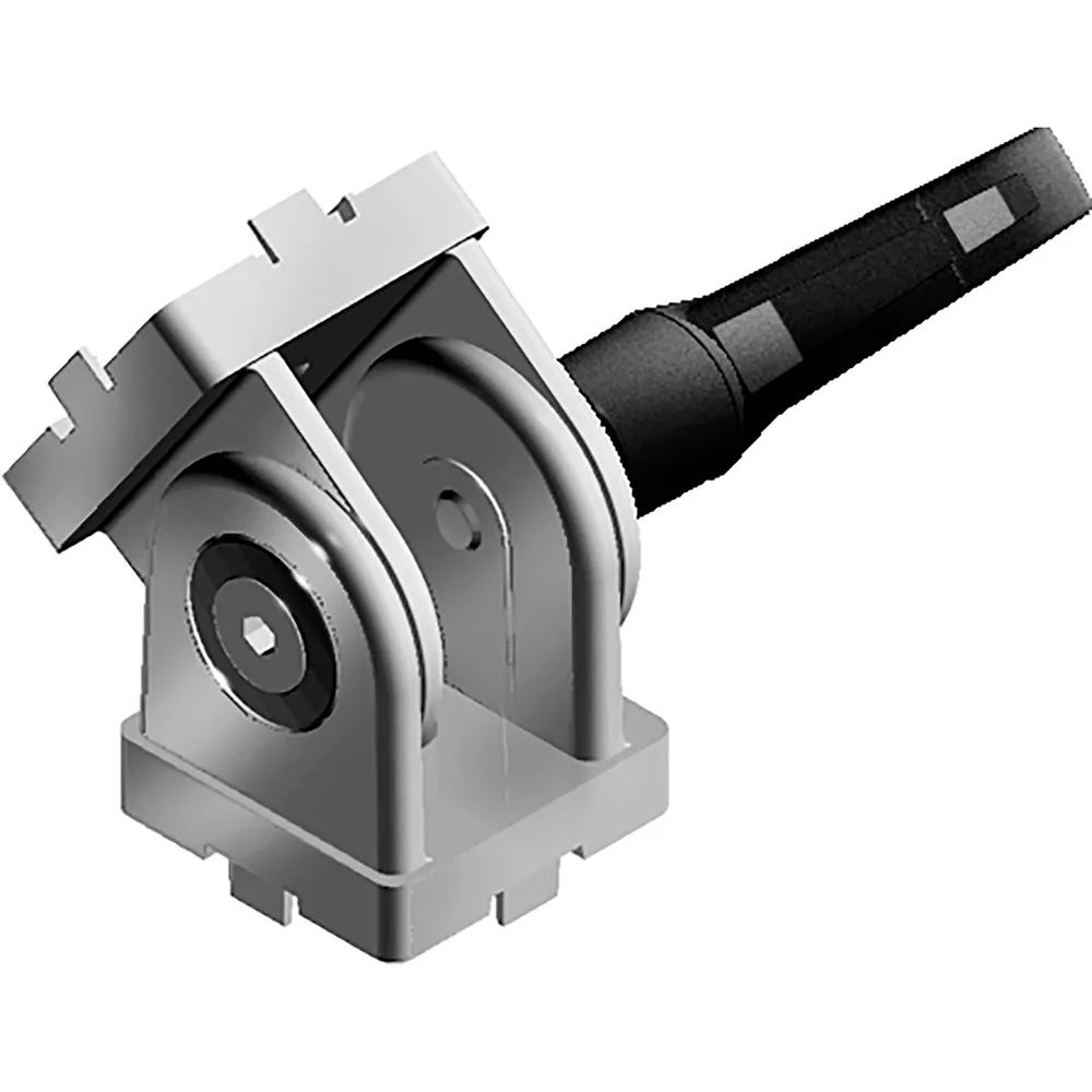 FATH Gelenk Zinkdruckguss mit Klemmhebel für Profil 40 x 40 mm Nut 8