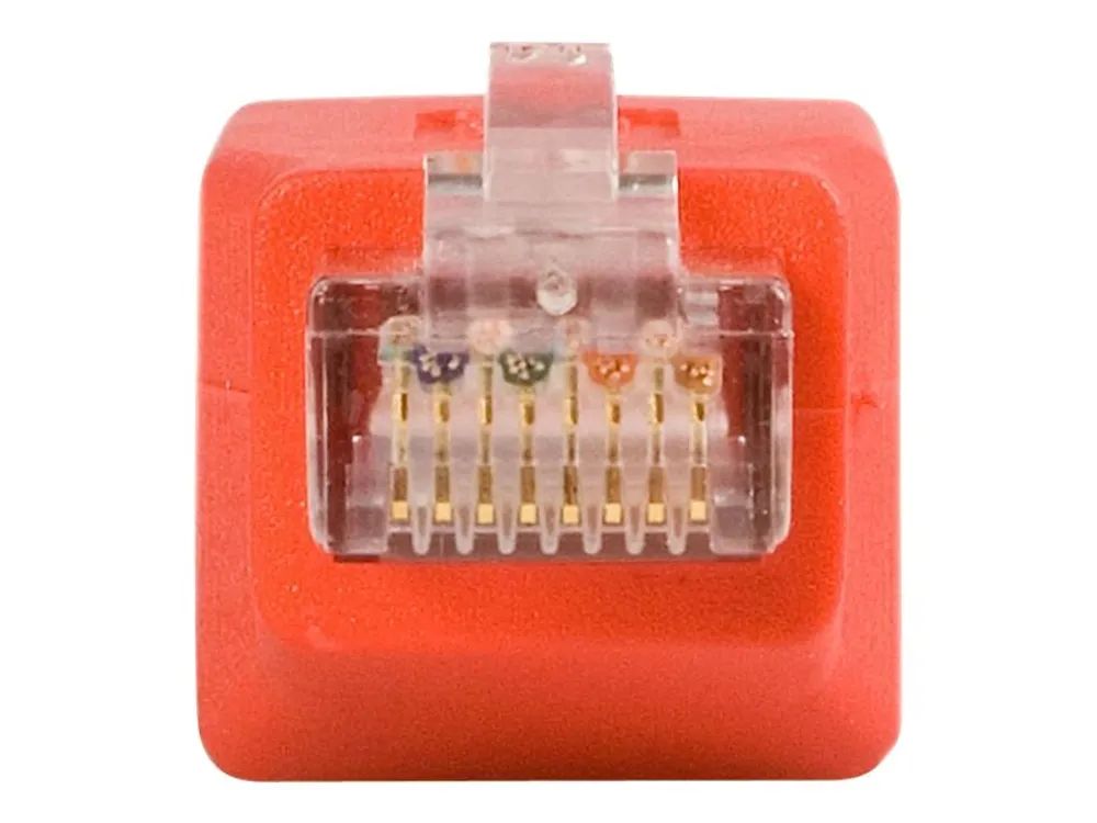 StarTech.com Cat6 Cable - Cat6 Crossover Adapter - GbE - Red - Ethernet Network Cable (C6CROSSOVER)
