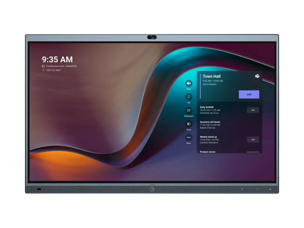 Yealink MeetingBoard - 165 cm (65") Diagonalklasse LCD-Display mit LED-Hintergrundbeleuchtung - interaktiv - mit integriertes, interaktives Whiteboard, Touchscreen (Multi-Touch)