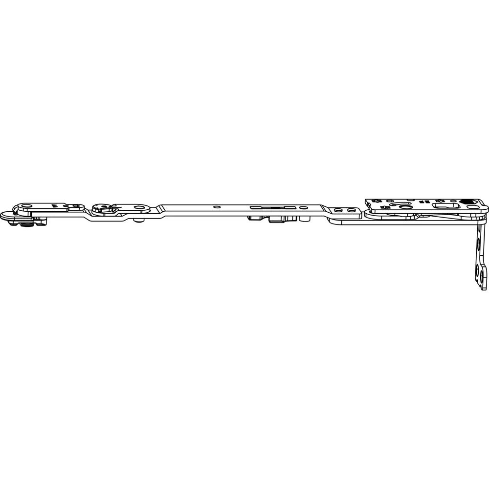 MACO MM DK-Scherenarm POWER Sparlüftung 13V FT30 FFB 370-800 mm silber rechts