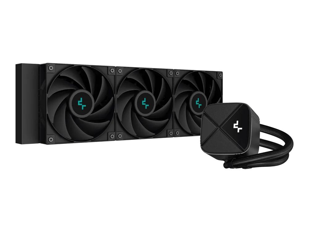 Deepcool LS720S ZERO DARK - Prozessor-Flüssigkeitskühlsystem - Kühlergröße: 360 mm - (für: LGA1155, LGA1150, LGA1151, AM4, LGA1200, LGA1700, AM5)