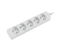 Lanberg Steckdosenleiste 5x 230V FRANZOES. ST. weiß - Steckdosenleiste