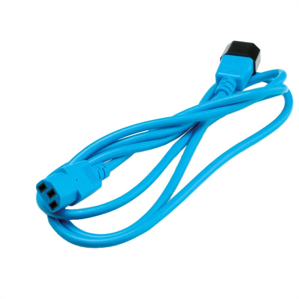 ROLINE Apparate-Verbindungskabel, IEC 320 C14 - C13, blau, 0,8 m